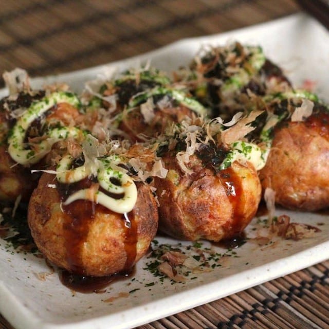 Takoyaki.