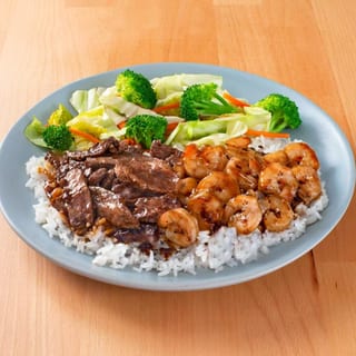 Beef and Shrimp Teriyaki