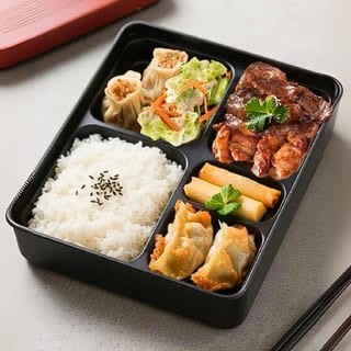 Chicken and Beef Bento