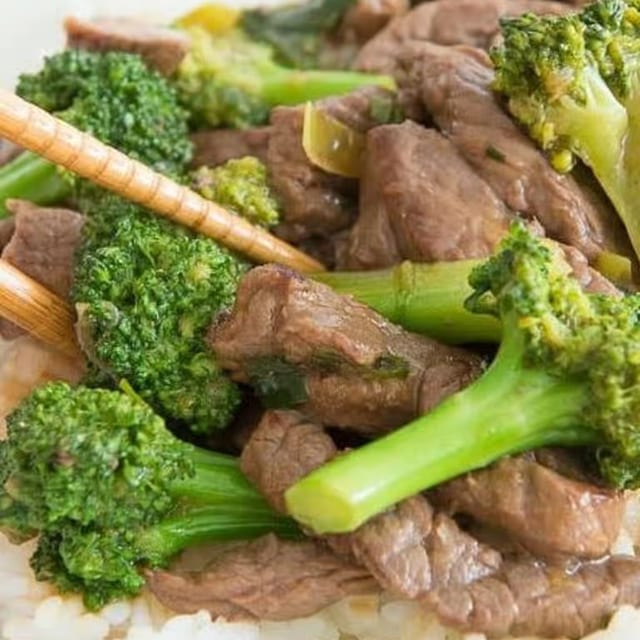 Beef with Broccoli.