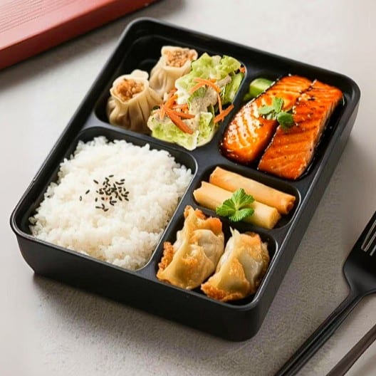 Salmon Bento.