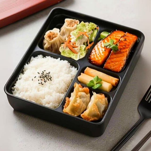Salmon Bento.