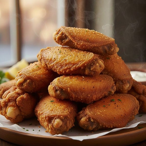 24 Fried Chicken Wings.