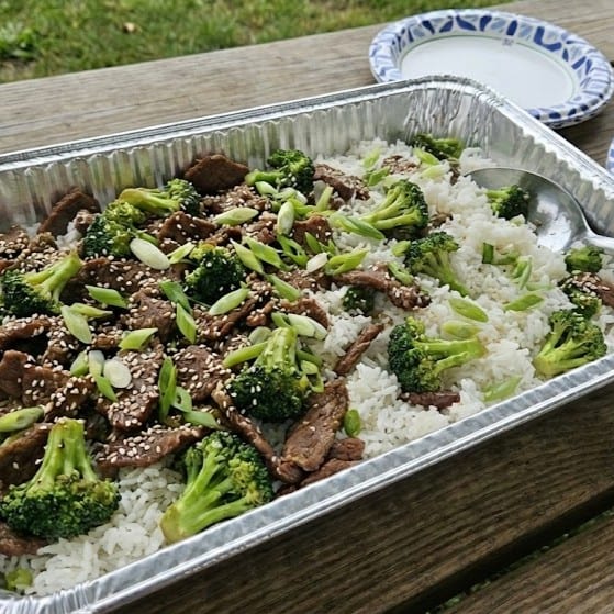 Beef with Broccoli ×5 Party.