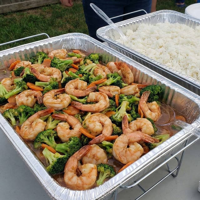 Shrimp with Broccoli ×5party.