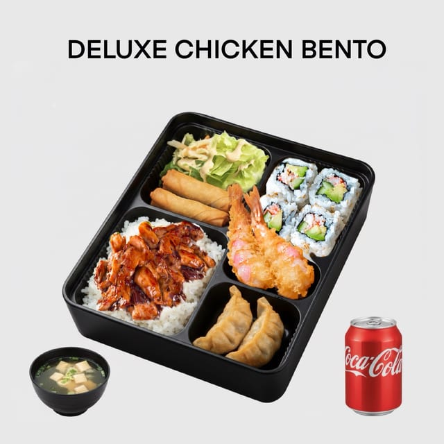 Chicken Deluxe Bento.