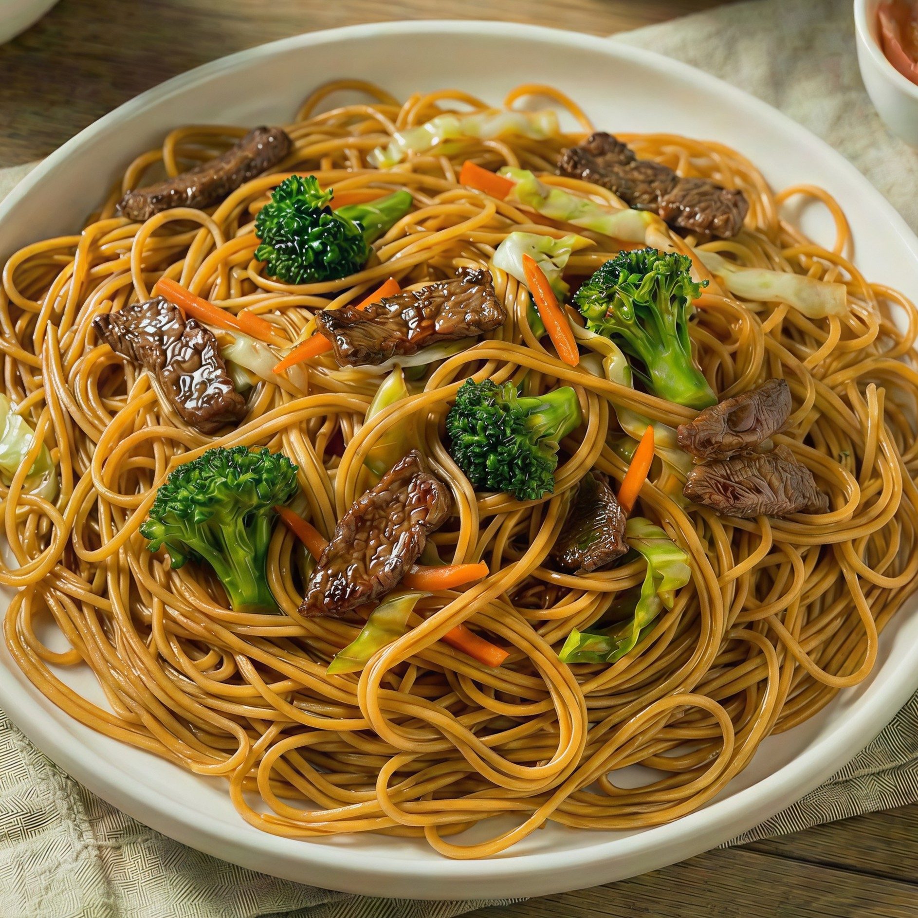 Beef Soba.