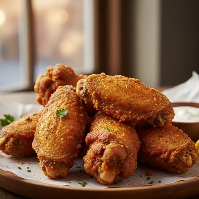Fried Chicken Wings Delight